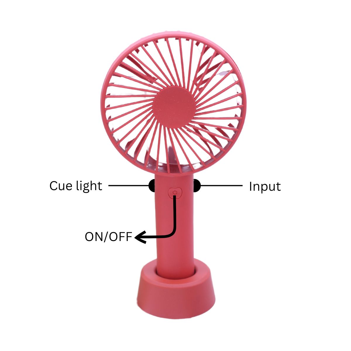 Portable rechargeable Fan for Temple
