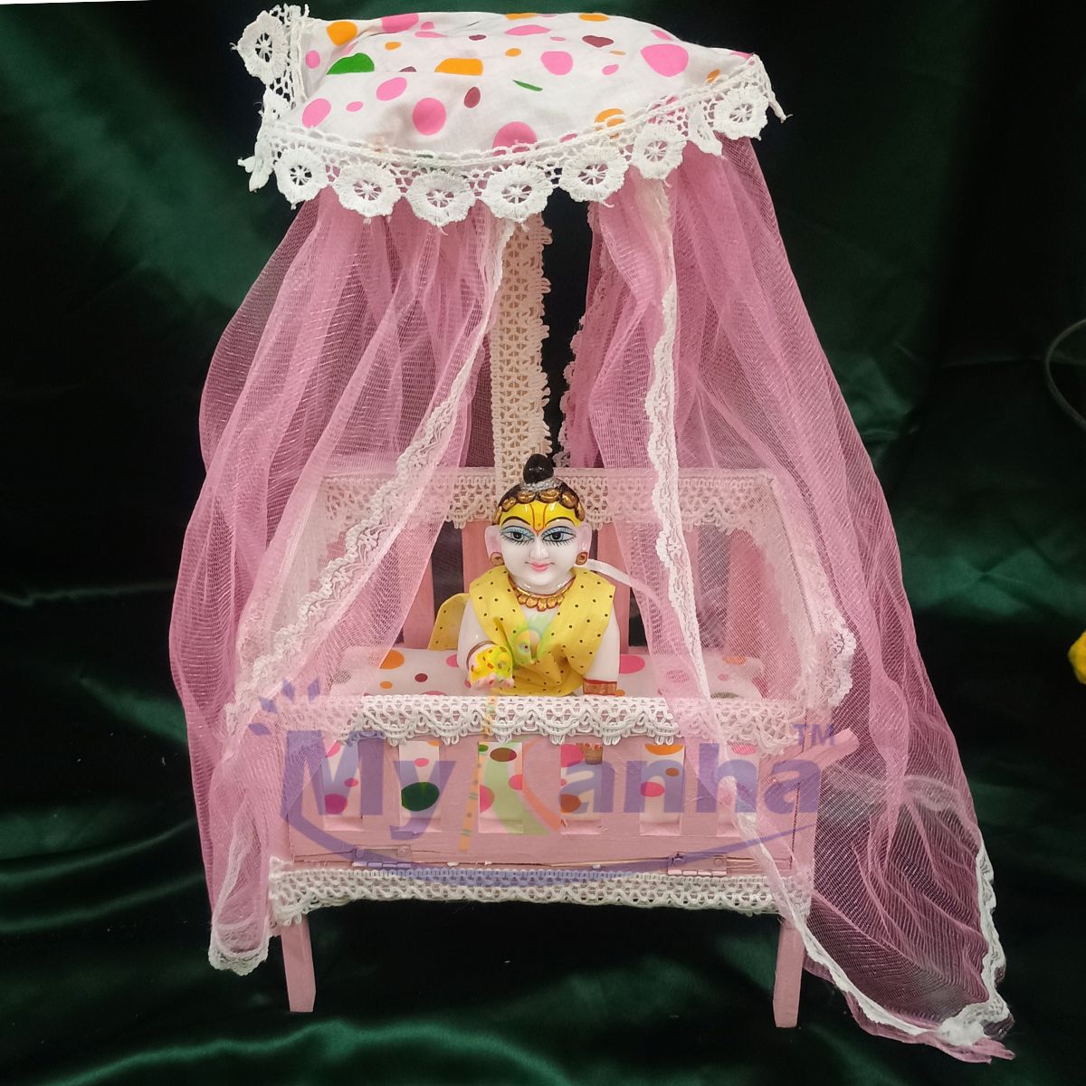 Ned Bed with Light and Pillow for Laddu Gopal ji