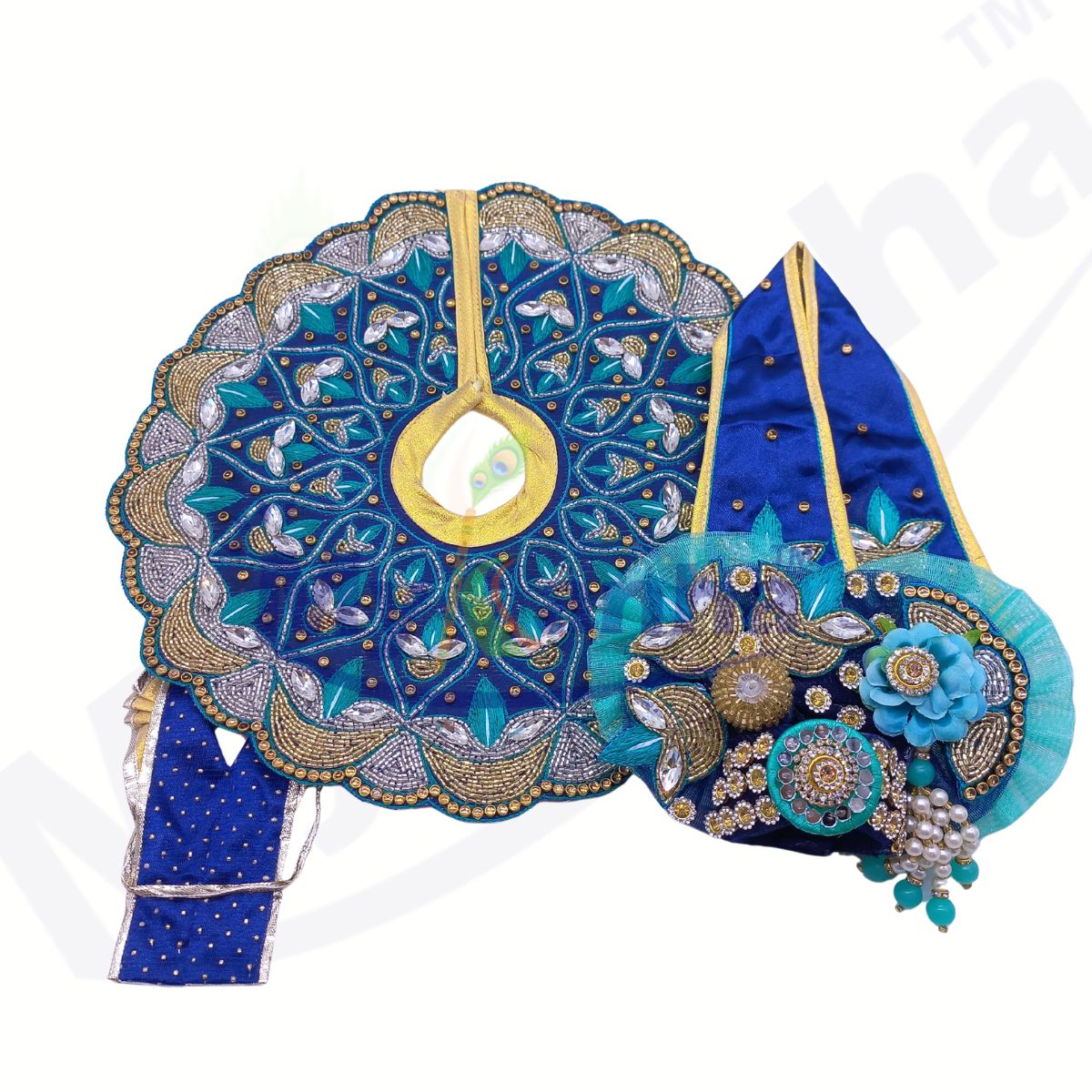 Heavy zari work janmashtami special dress for Laddu Gopal JI