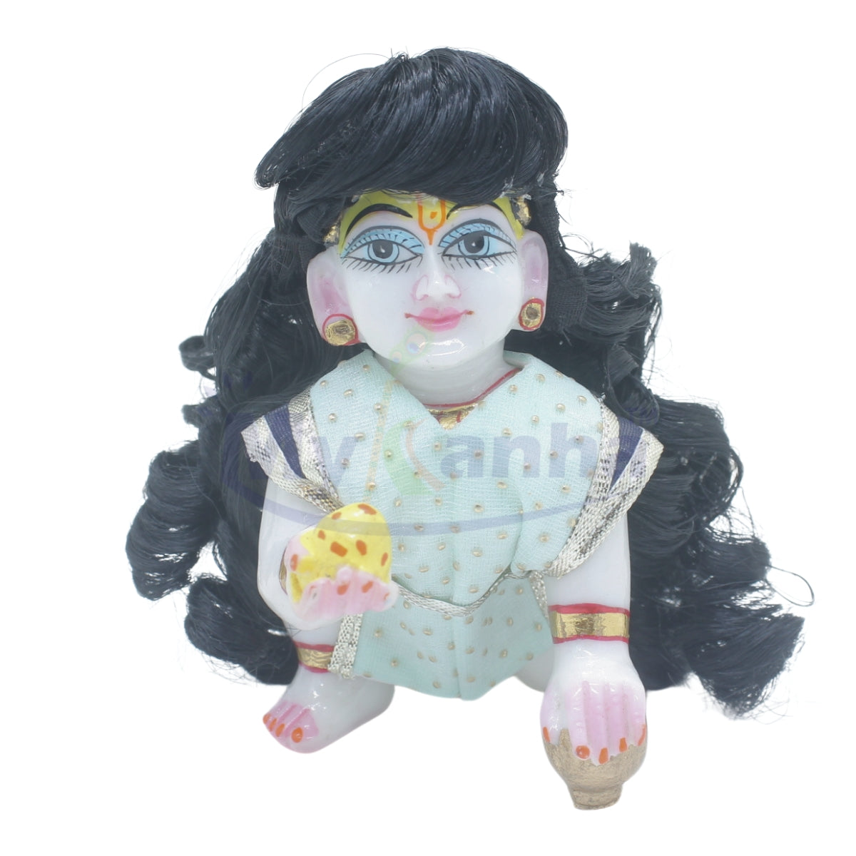 Curly hair wig with Flat top for Idols