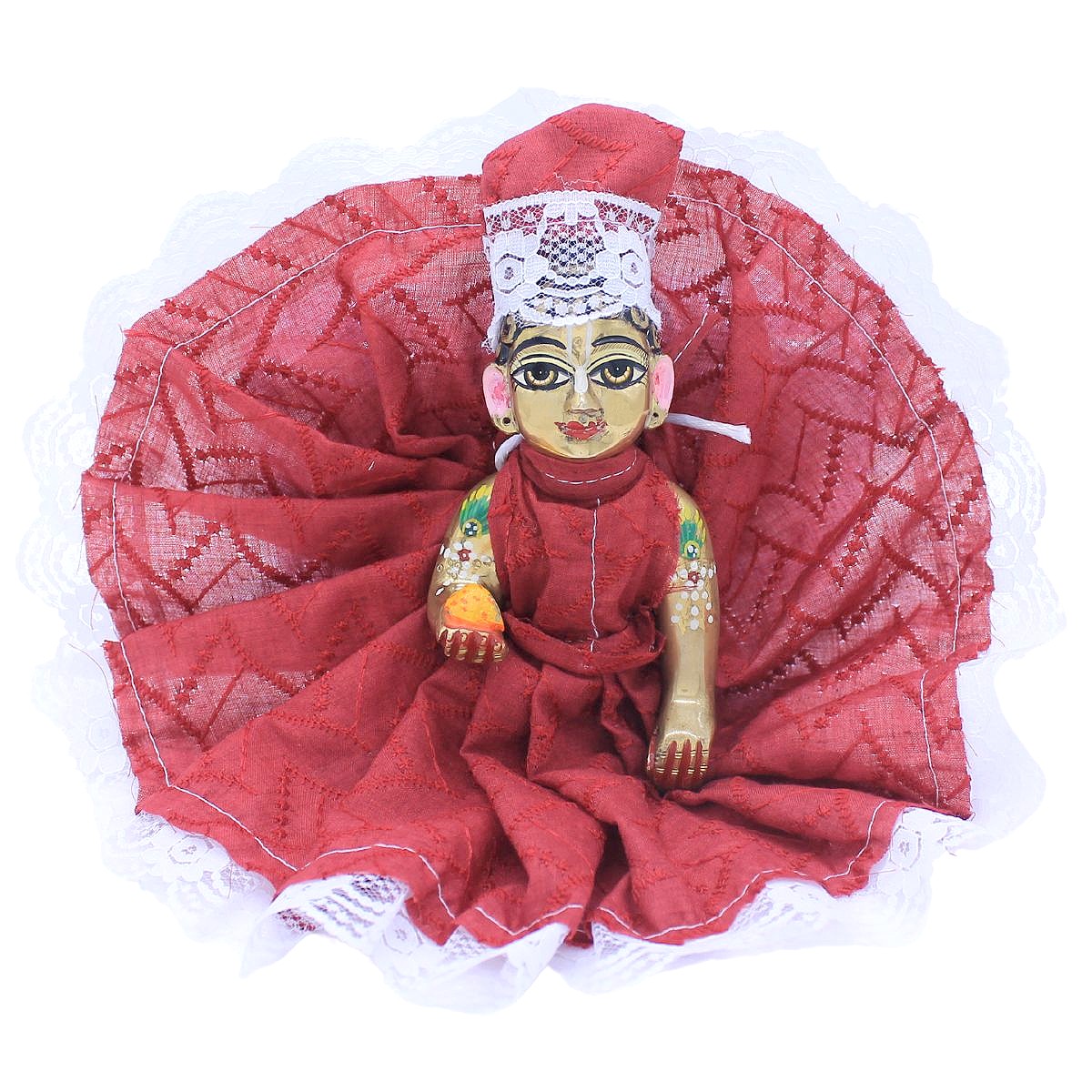 Net stuff summer dress for Laddu Gopal Ji