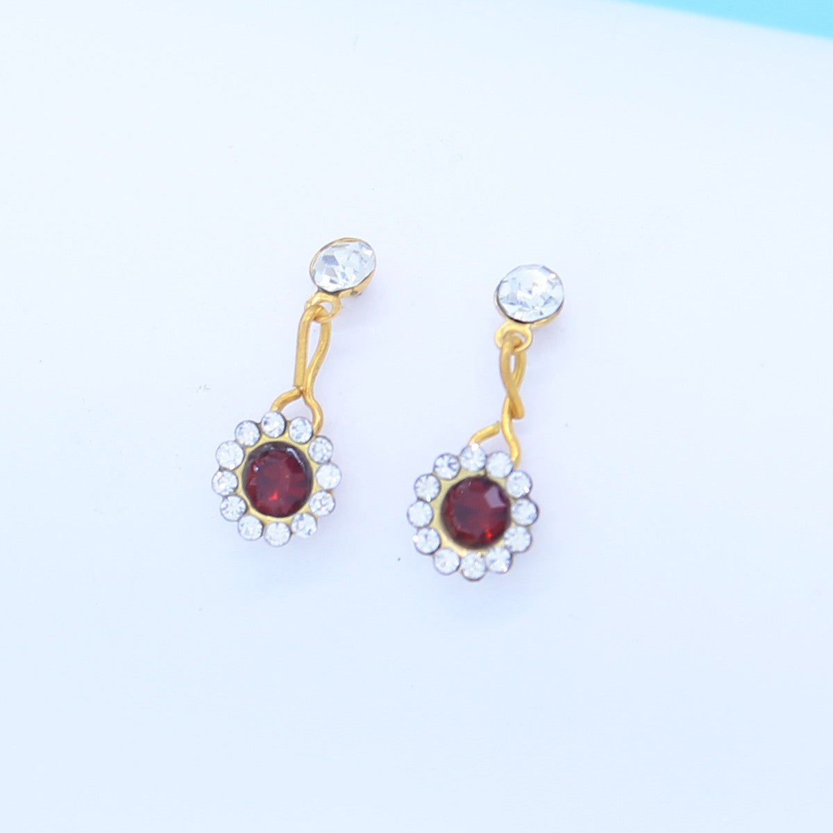 Stone Decorated earrings for Idols