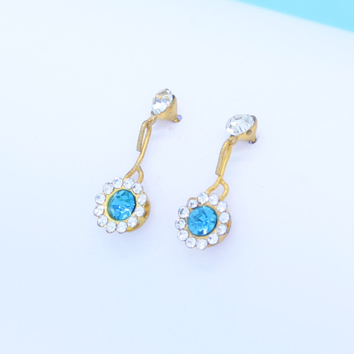 Stone Decorated earrings for Idols