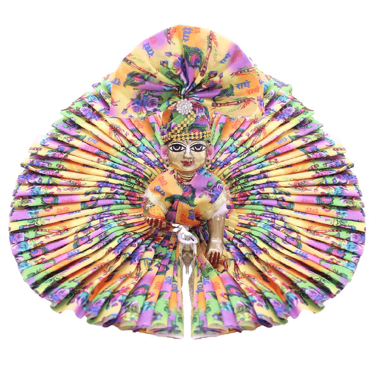 Radhey Printed Laddu Gopal Ji Dress