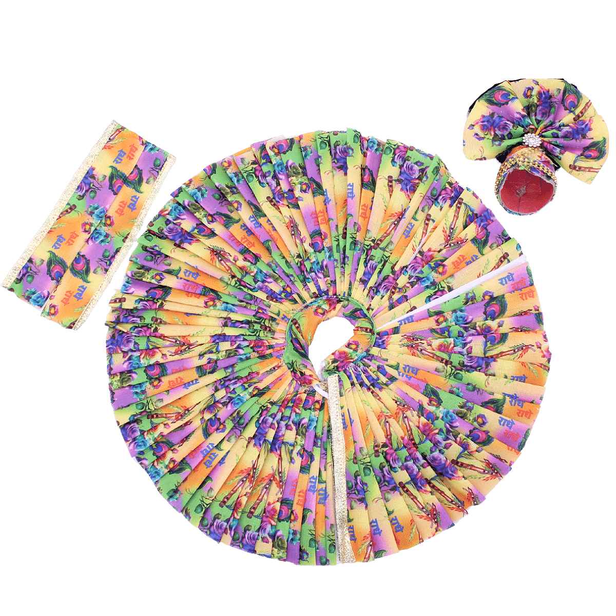 Radhey Printed Laddu Gopal Ji Dress