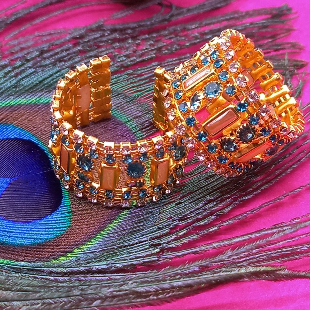 Heavy decorated kangan / Handcuffs for Idols (Large)