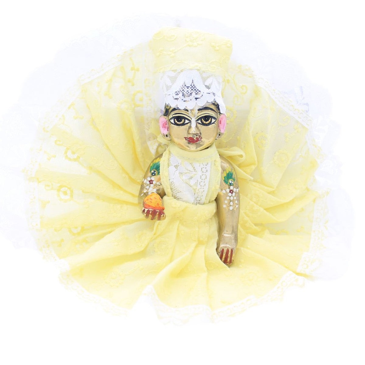 Net stuff summer dress for Laddu Gopal Ji