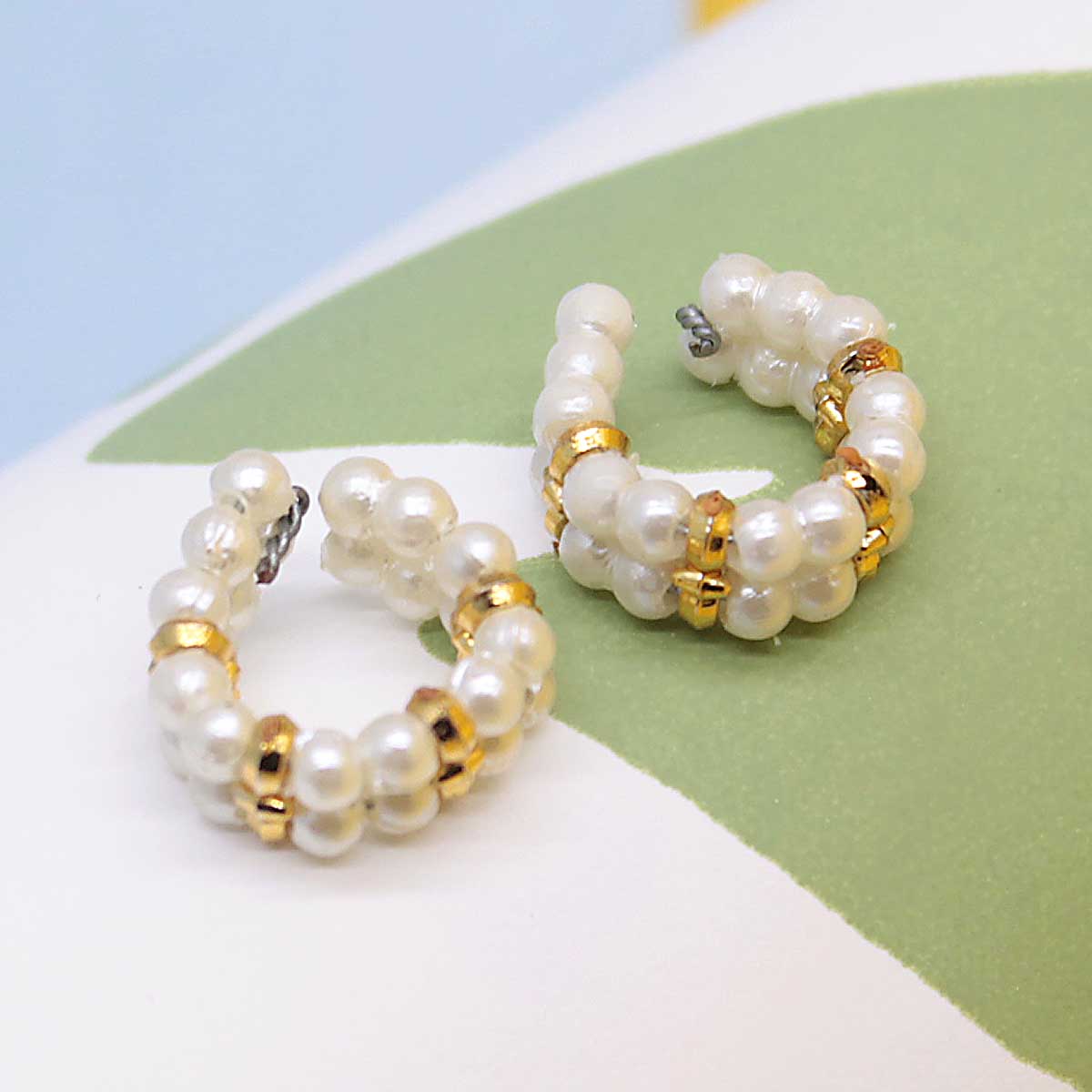 White Moti Decorated Kangan For Laddu Gopal ji