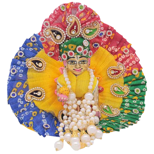 Multicolor Stone Dress for Laddu gopal ji (Full Set)