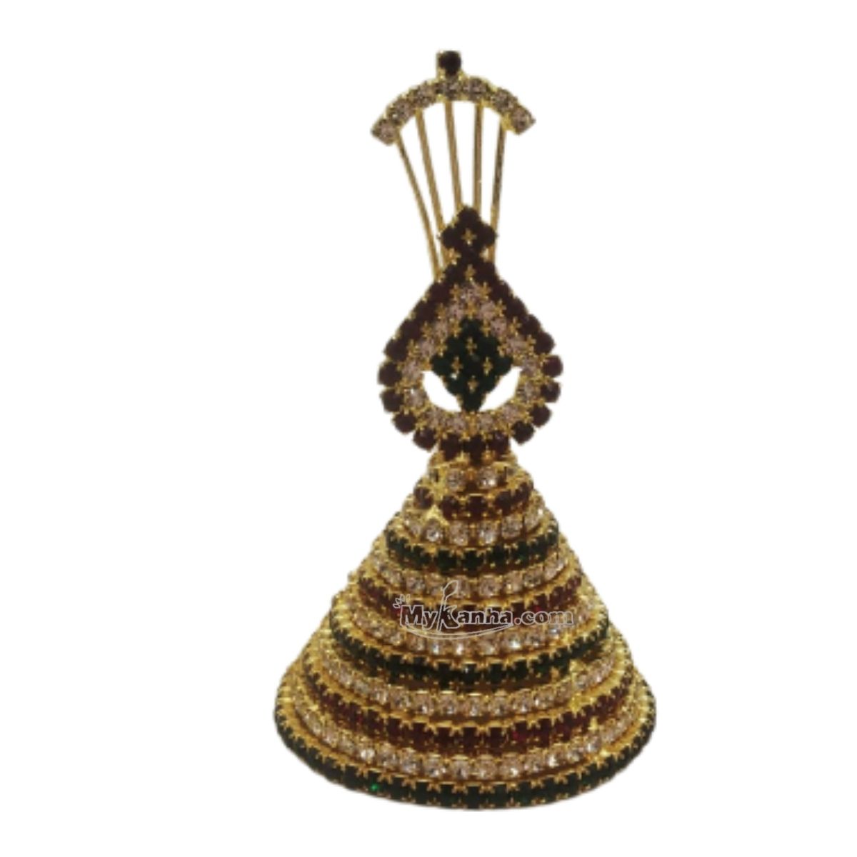 Heavy stone decorated pagdi for Laddu Gopal