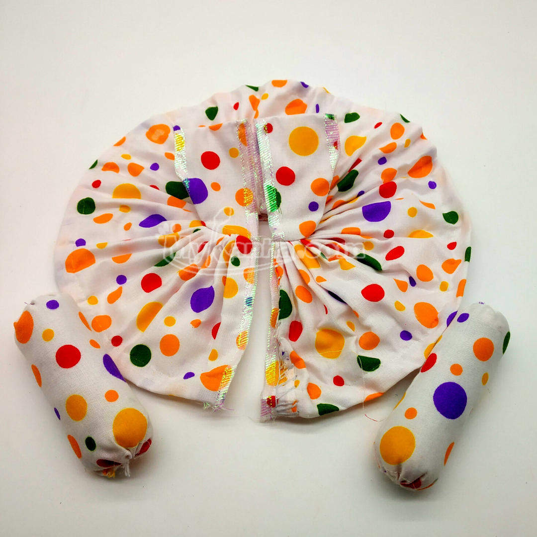 Cotton Printed Summer Dress with Pillow Set