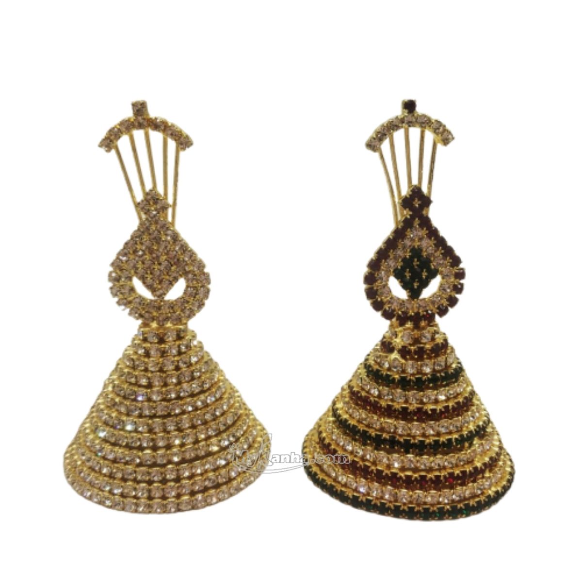 Heavy stone decorated pagdi for Laddu Gopal