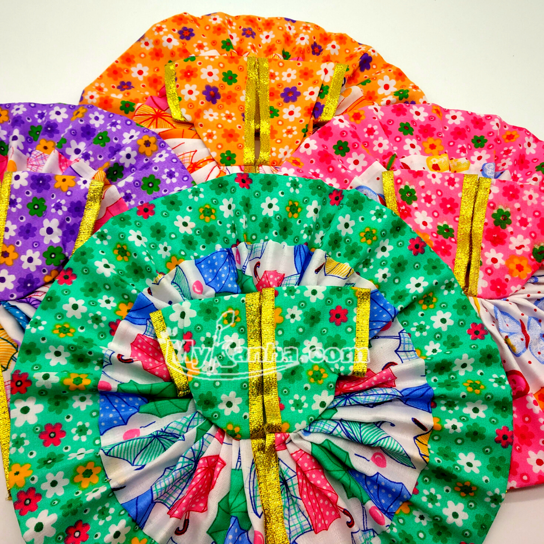 Designer Cotton Floral Printed Poshak for Thakur ji