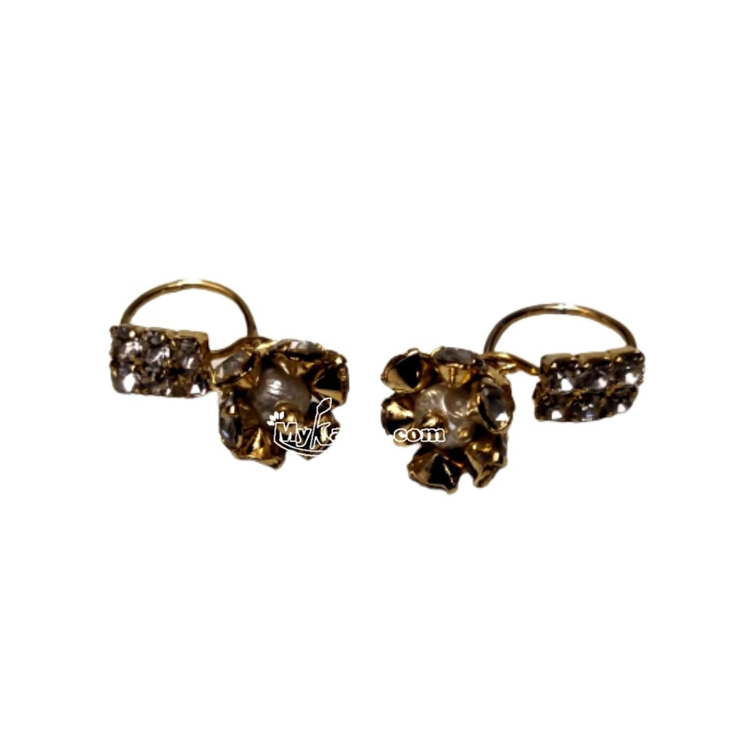 Fancy Stone Decorated Earring