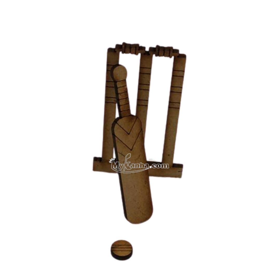 Cricket With Wickets & Ball For Laddu Gopal