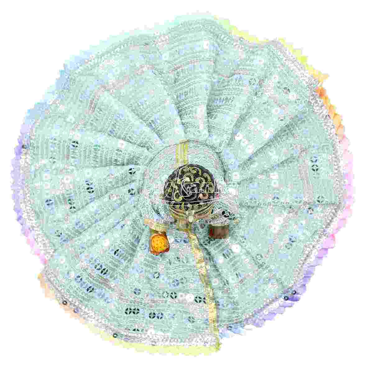 Multicolor shining stuff decorated Laddu Gopal Dress