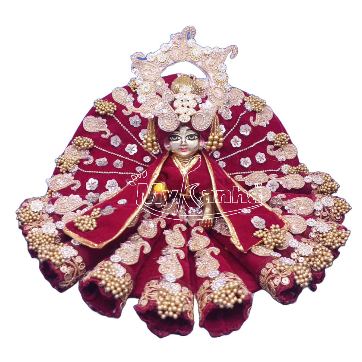 Janmastami special heavy dress for Laddu Gopal Ji