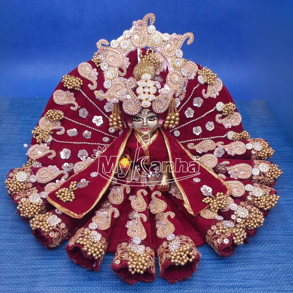 Janmastami special heavy dress for Laddu Gopal Ji