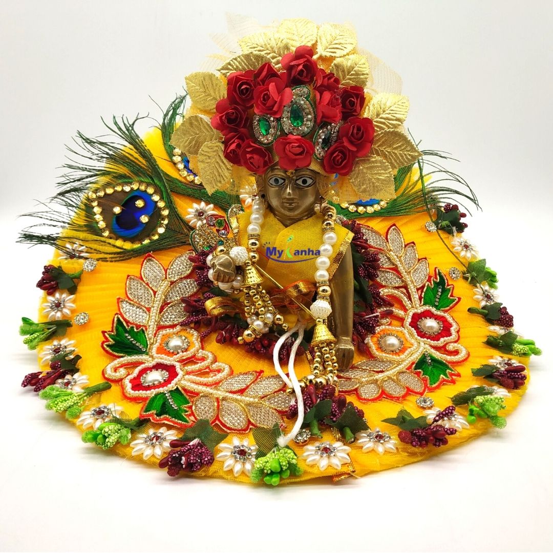 Yellow Janmashtami Special Dress for Kanha ji