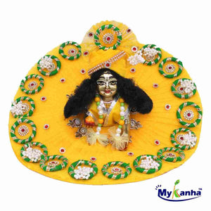 Yellow Designer Dress for Ladoo Gopal Ji