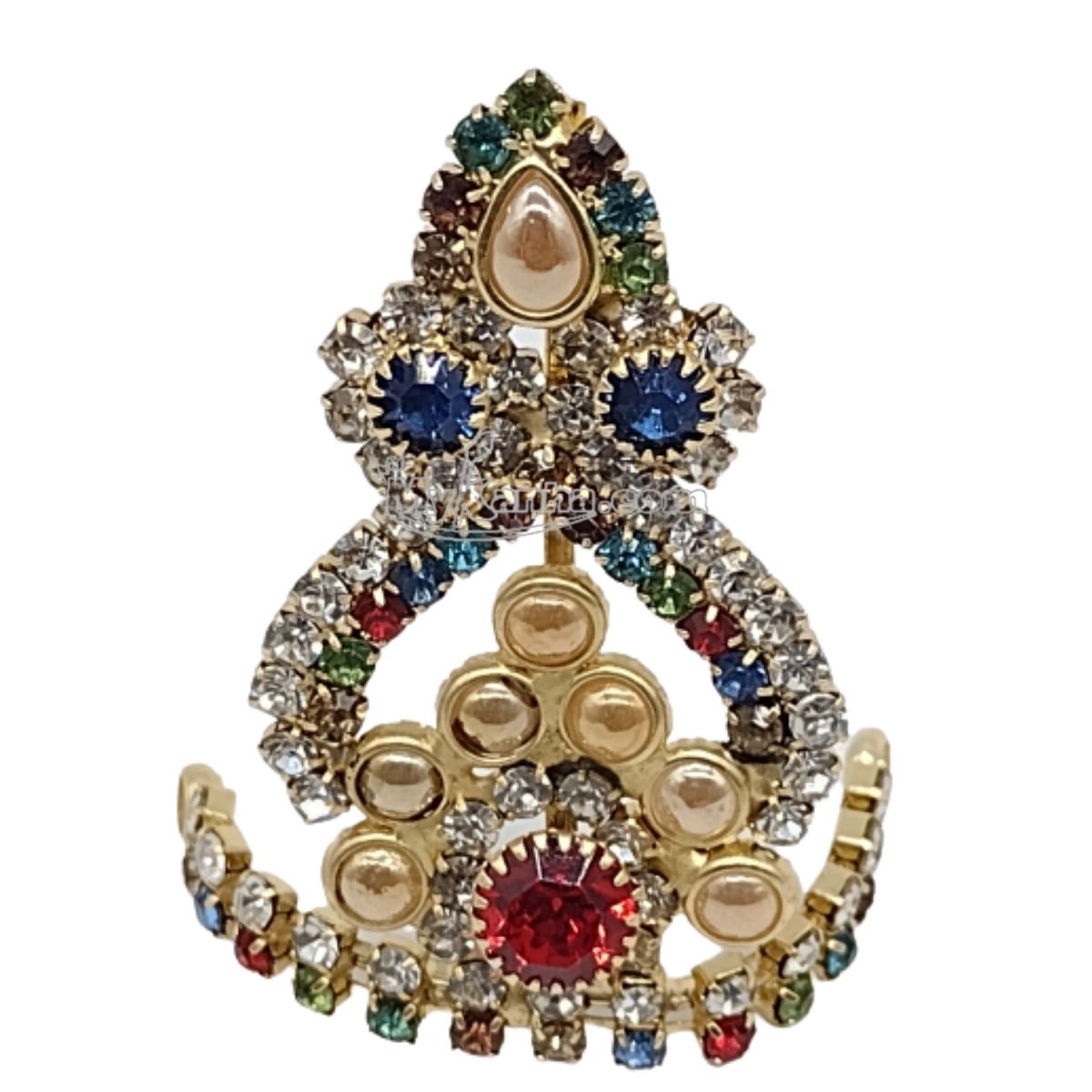 Kanha ji Heavy Stone Mukut (Up to 4 number)