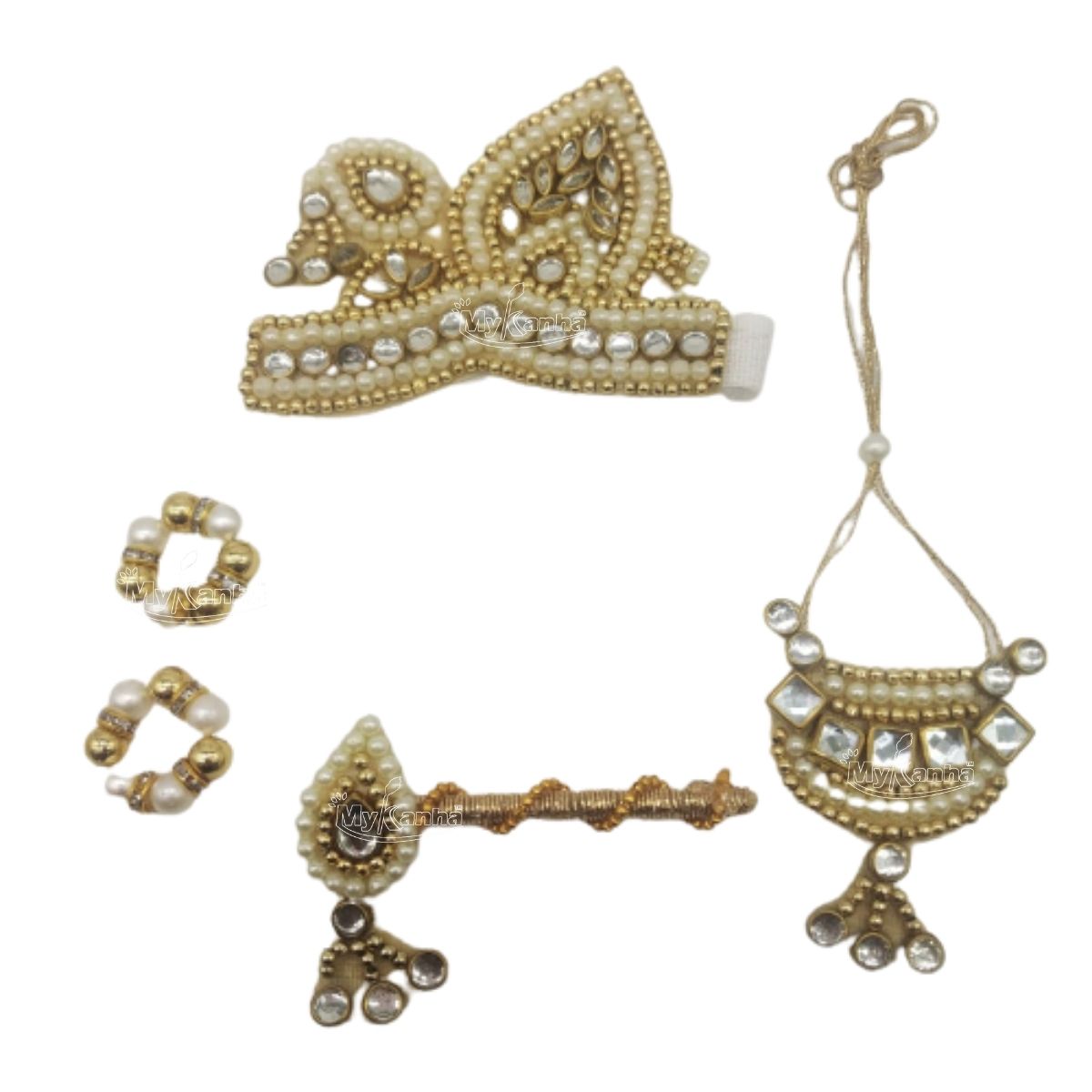 Laddu Gopal Ornaments Set