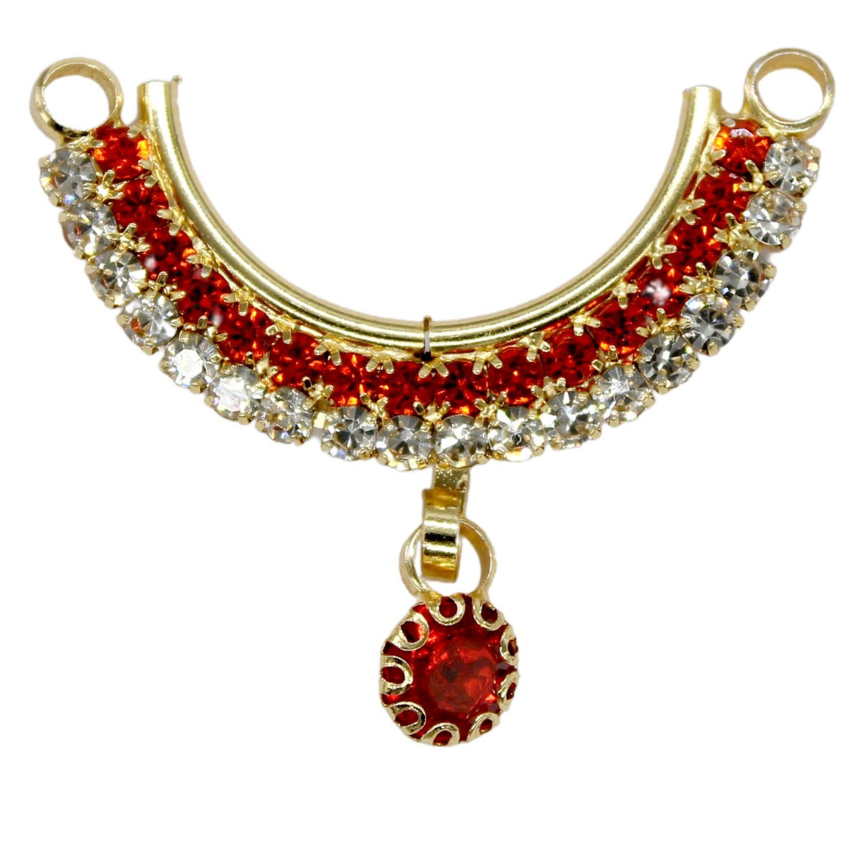 Beautiful Red KanthMala For Ladddu Gopal (Up to 6 Number)