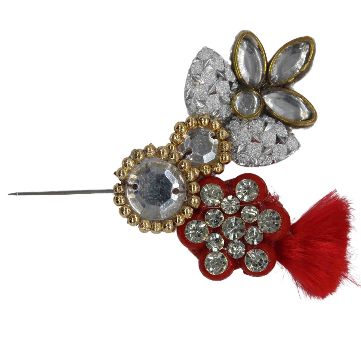 Beautiful Designer Red Kalangi For Kanha Ji (Upto 6 Number)