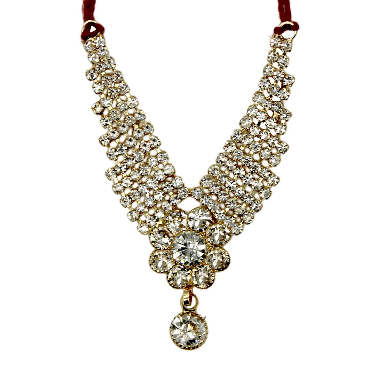 Heavy Stone White Decorated Haar