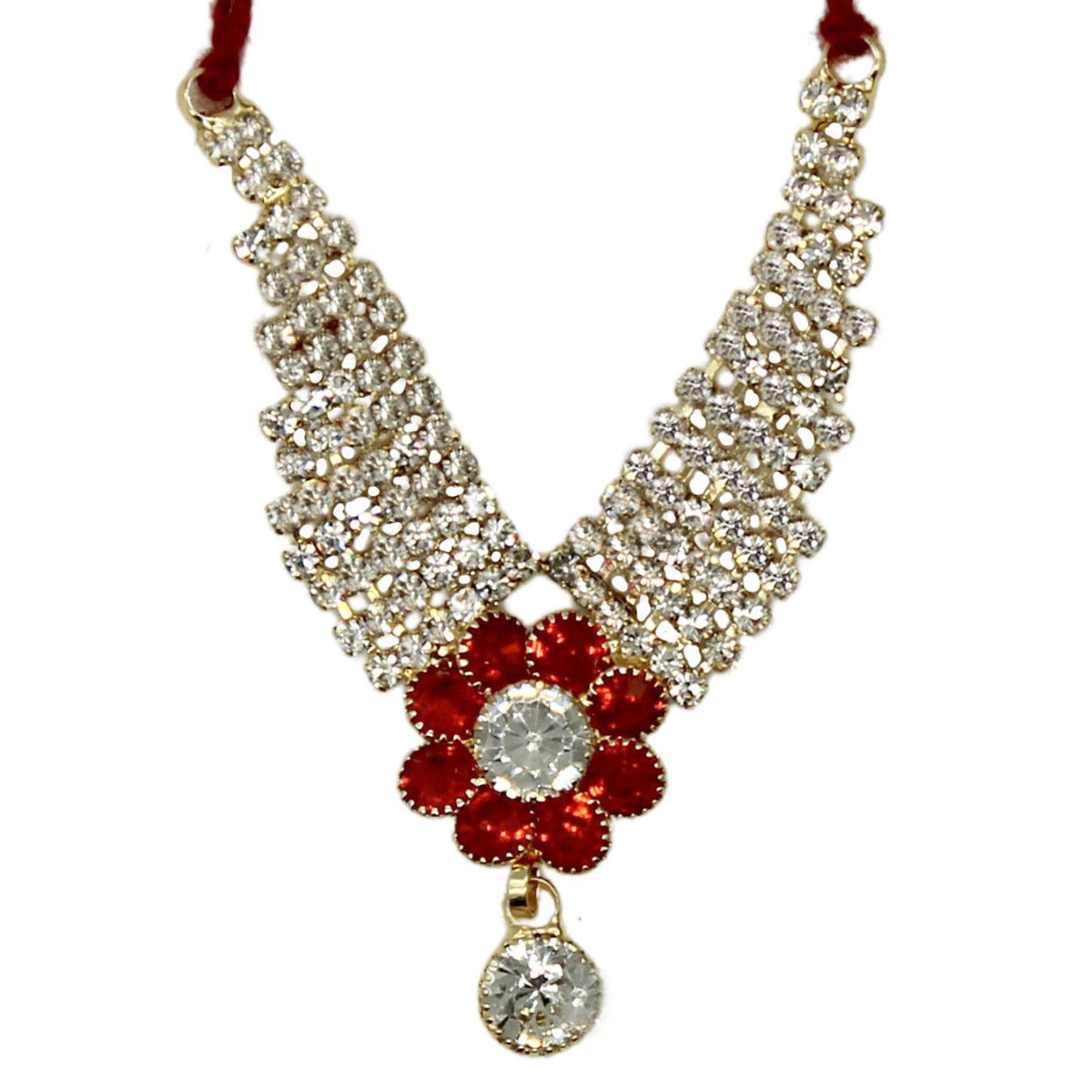 Heavy Stone Orange Decorated Haar