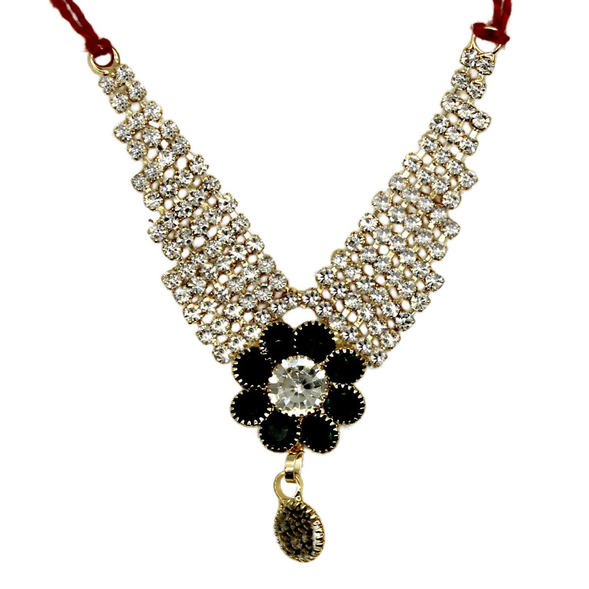 Heavy Stone Green Decorated Haar