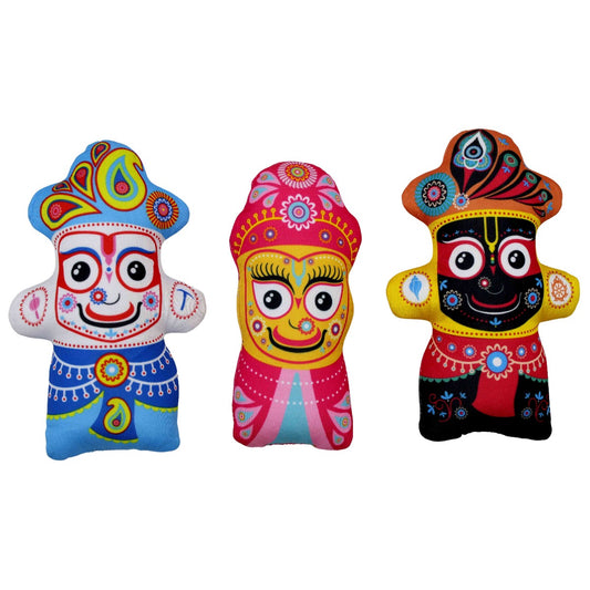 Jagannath Baldev Subhadra Ji Soft Toys For Decoration