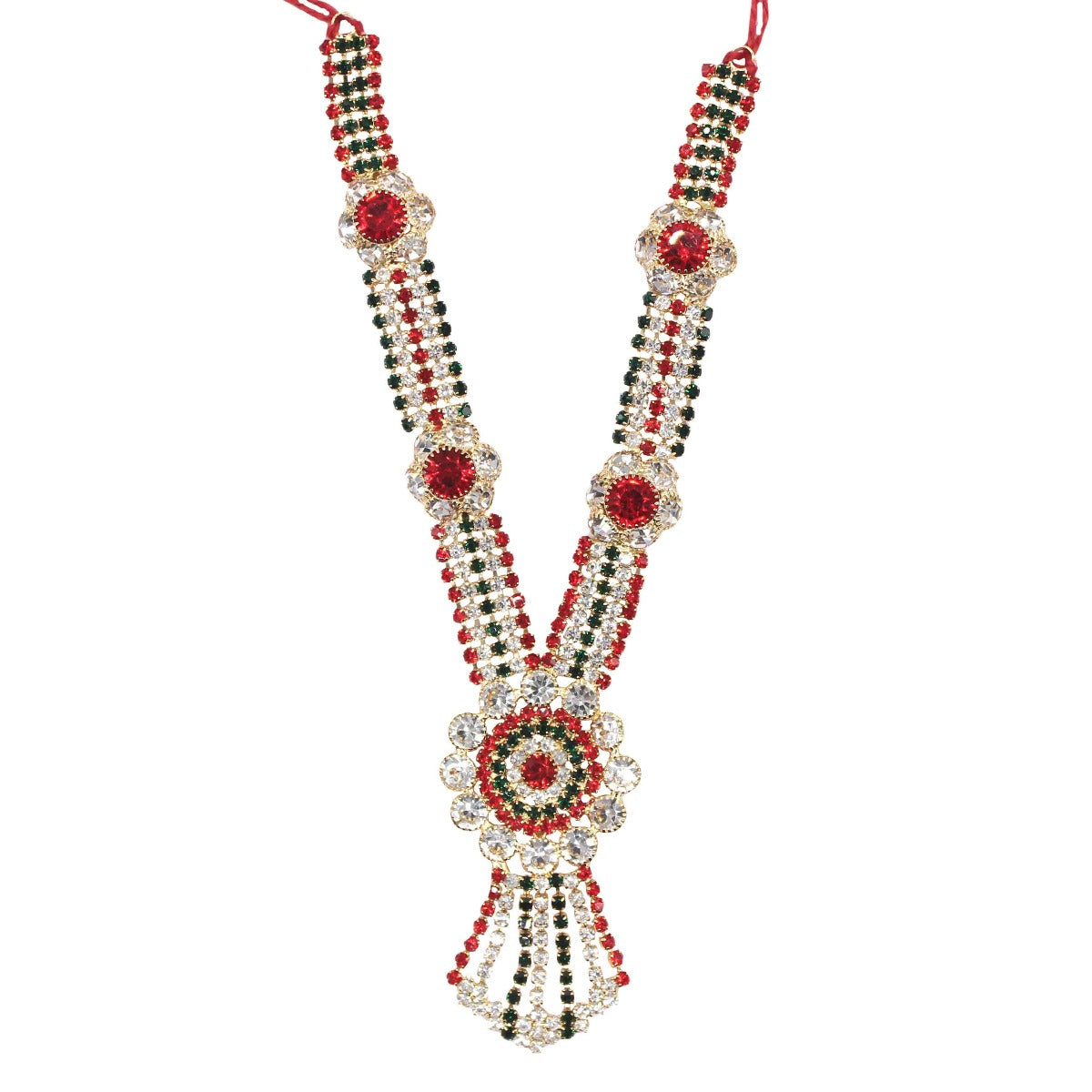 Stone Decorated Haar For Laddu Gopal Ji