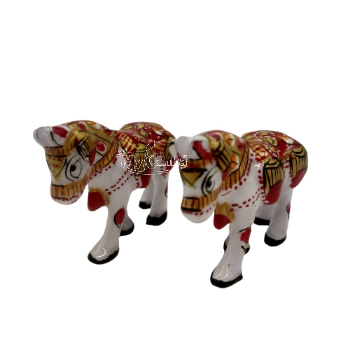 Beautiful White Horse Set For Temple Decor