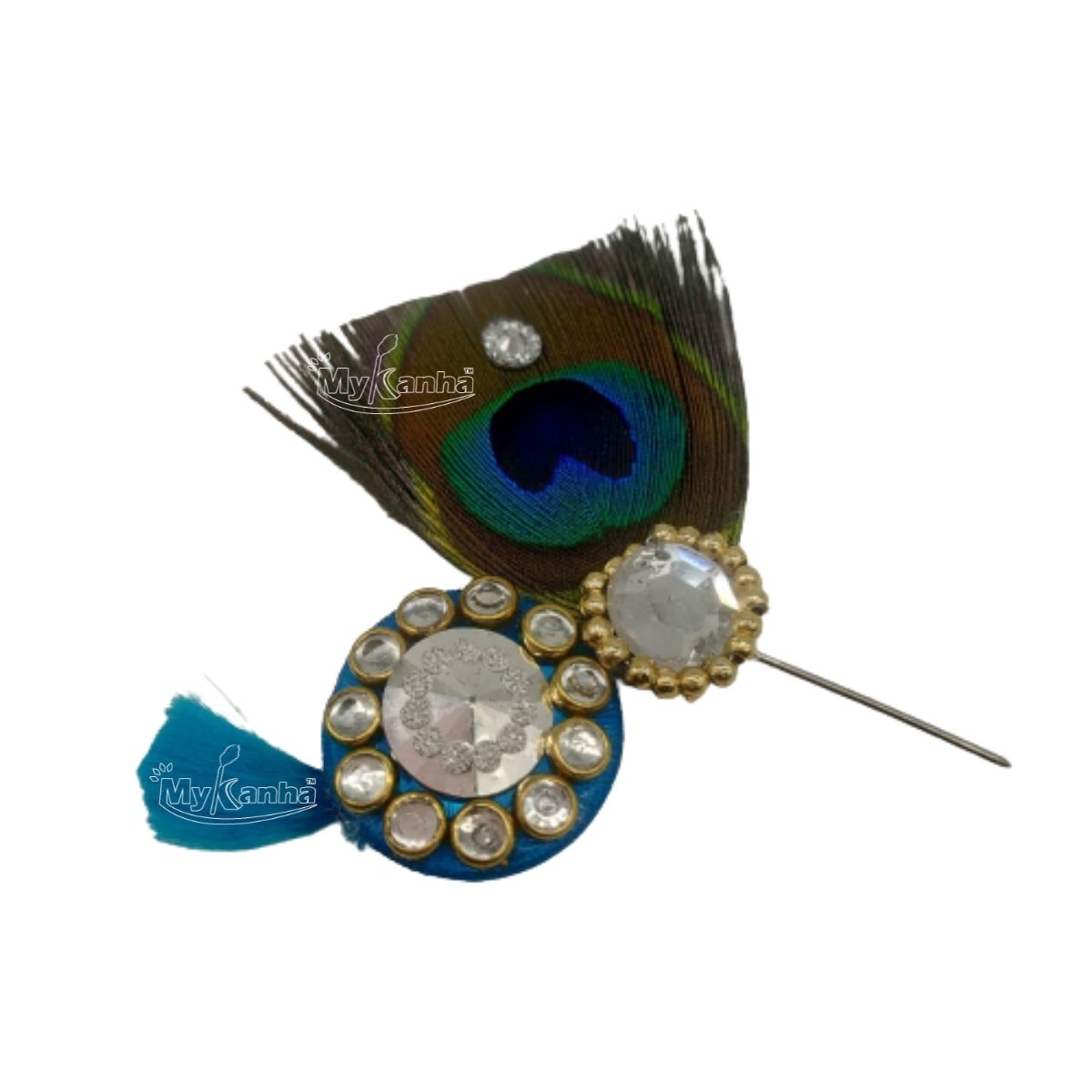 Mayur Pankh Decorated Kalangi For Kanha Ji ( Up to 6 number)