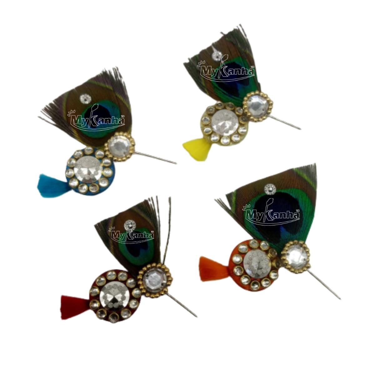 Mayur Pankh Decorated Kalangi For Kanha Ji ( Up to 6 number)