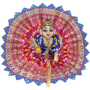 Beautiful Less Decorated Pink Dress For Laddu Gopal