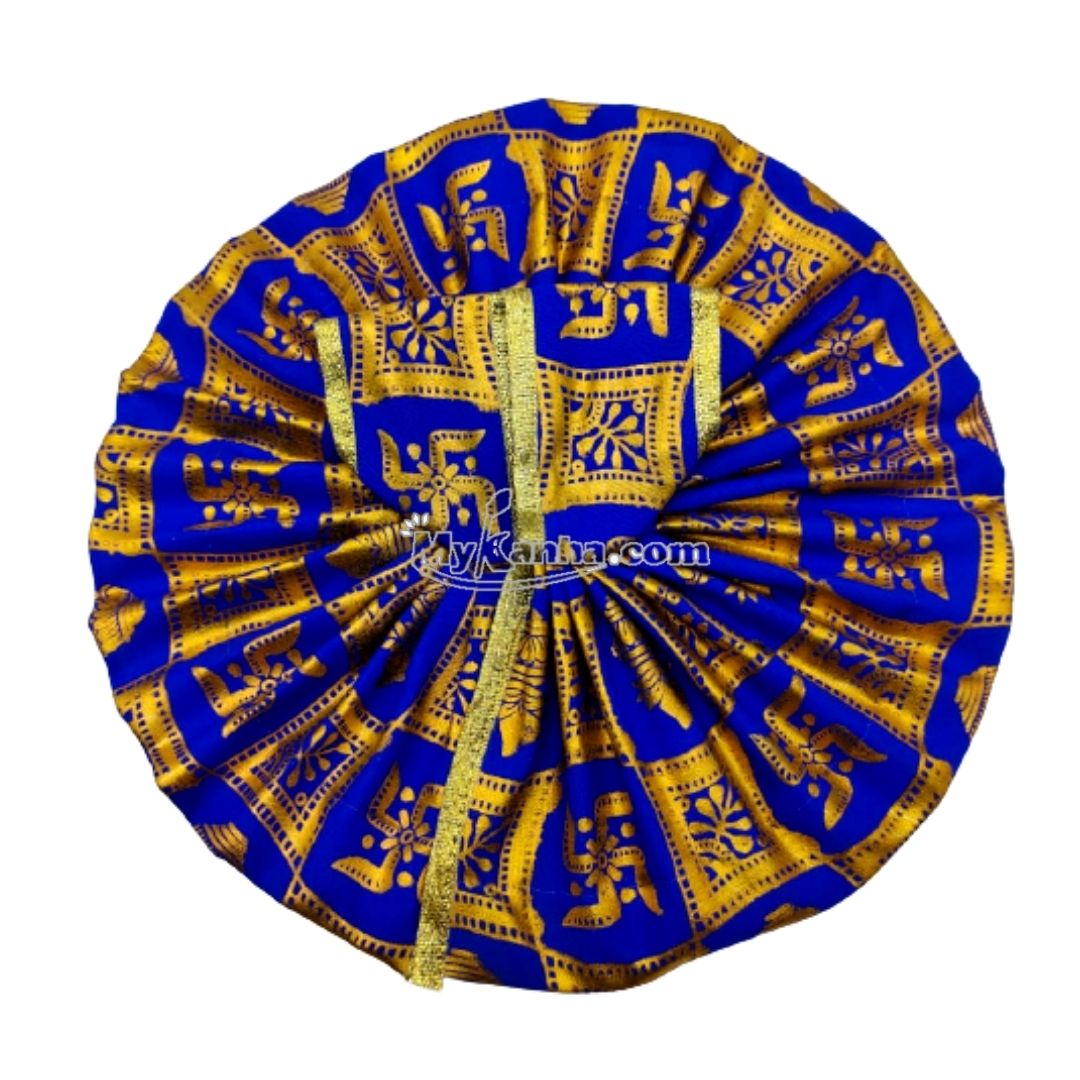 Swastik and Kalash Printed Blue Color Bal Gopal Dress