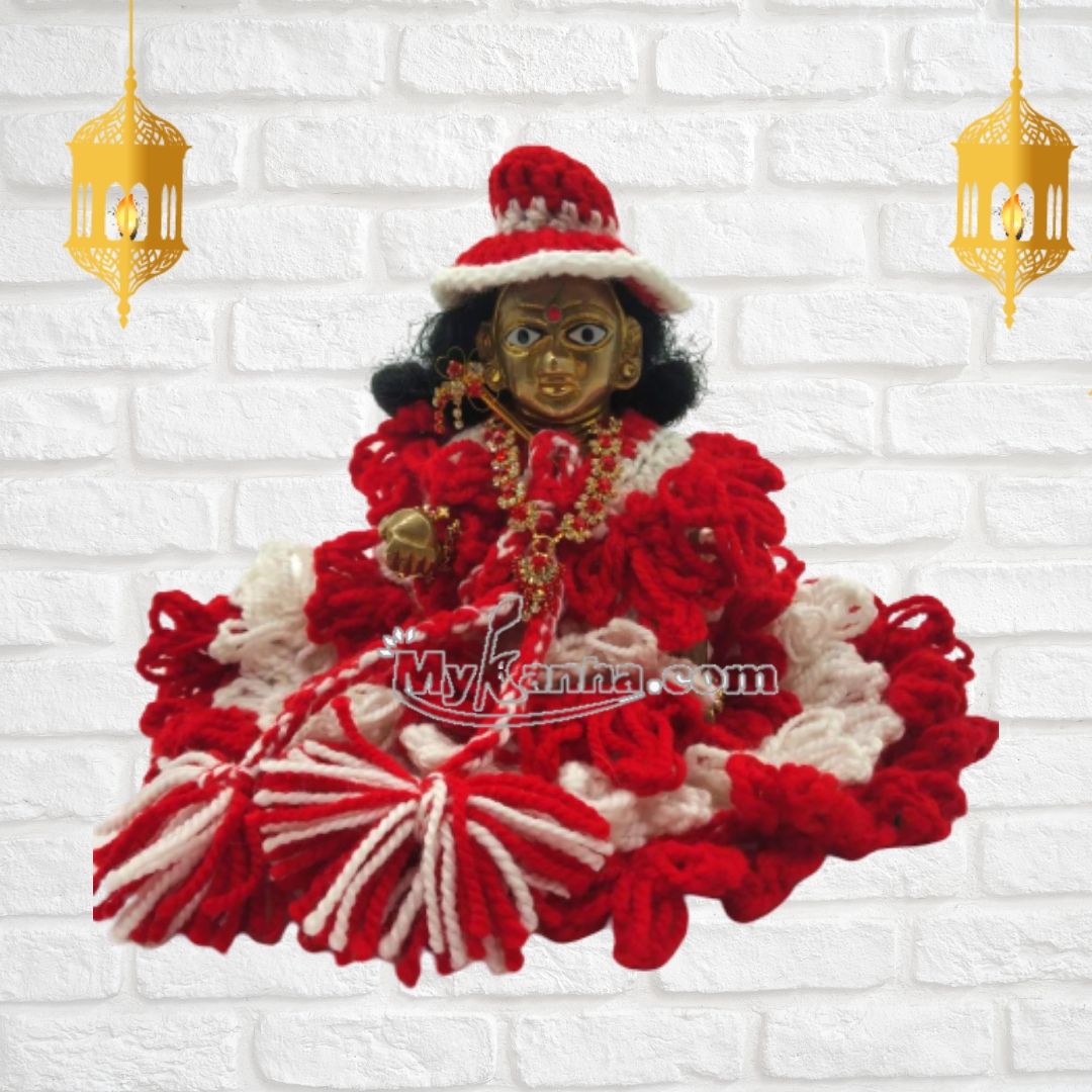 Laddu gopal winter dress online shopping clearance
