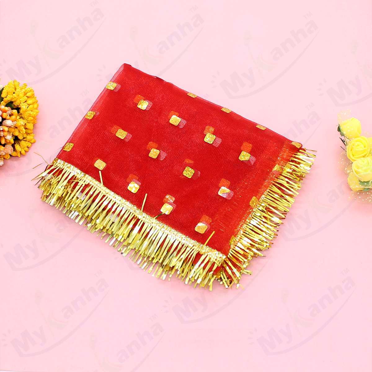 Red Mata rani Chuuni for Pooja