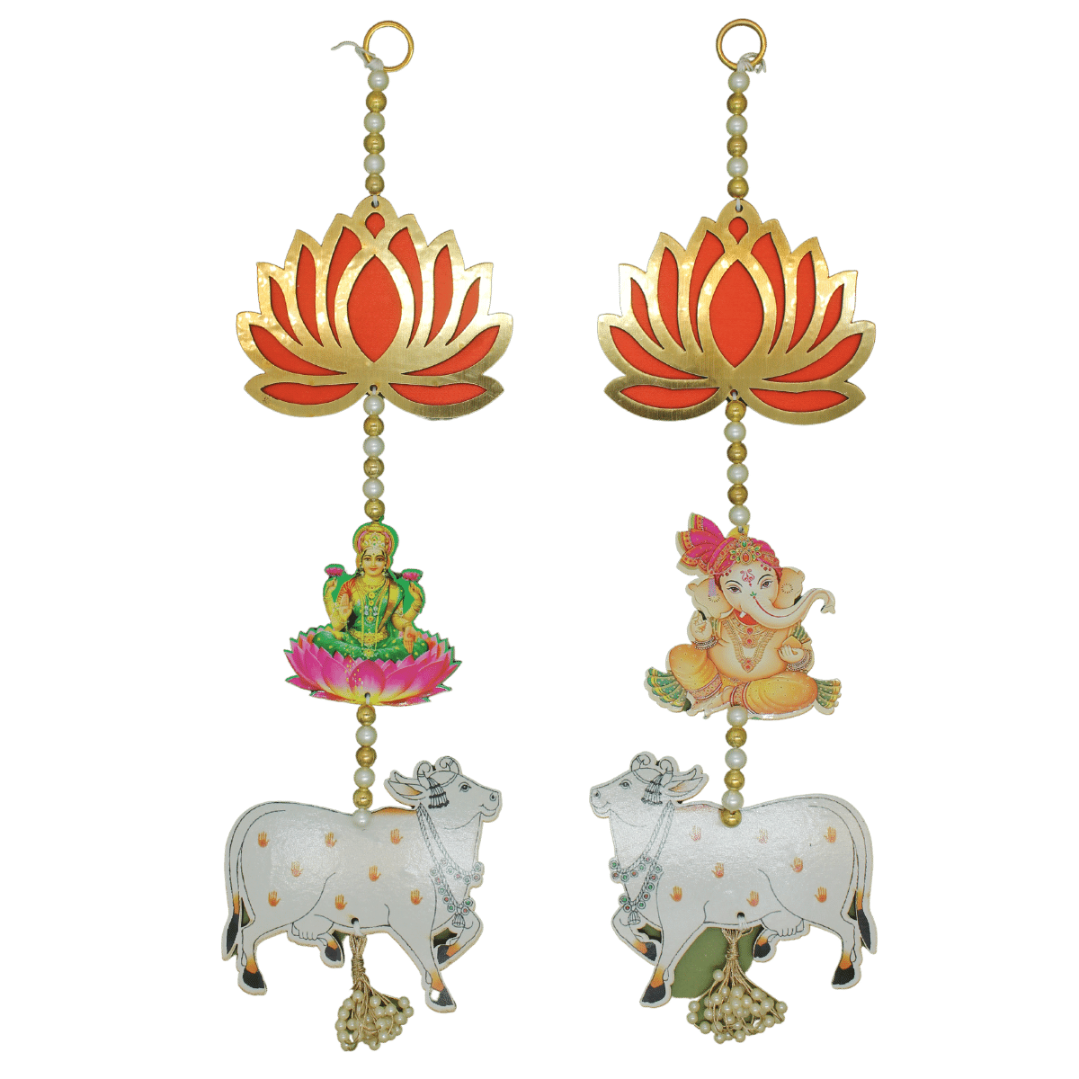 Ganesh Laxmi ji with Cow for decoration