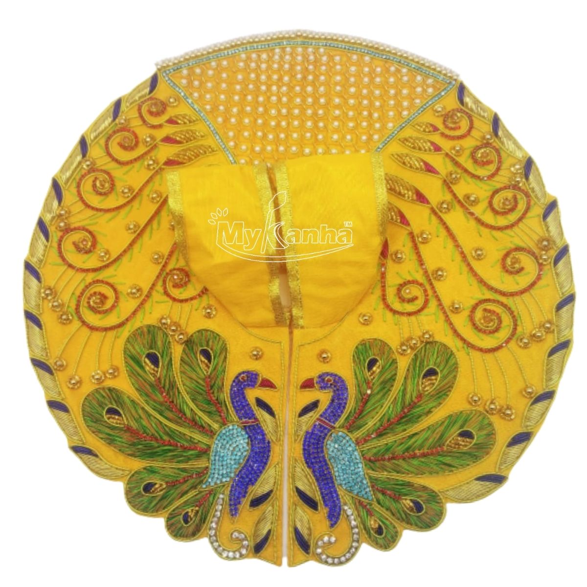 Beautiful Peacock Design Heavy Dress For Laddu Gopal