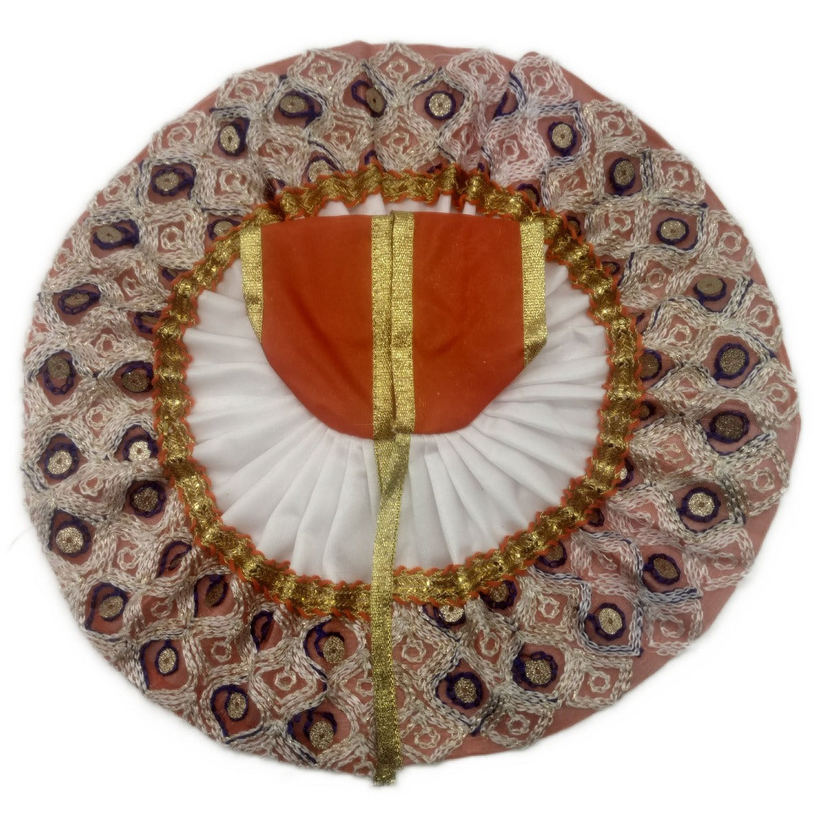 Beautiful Orange summer Kanha Ji Dress