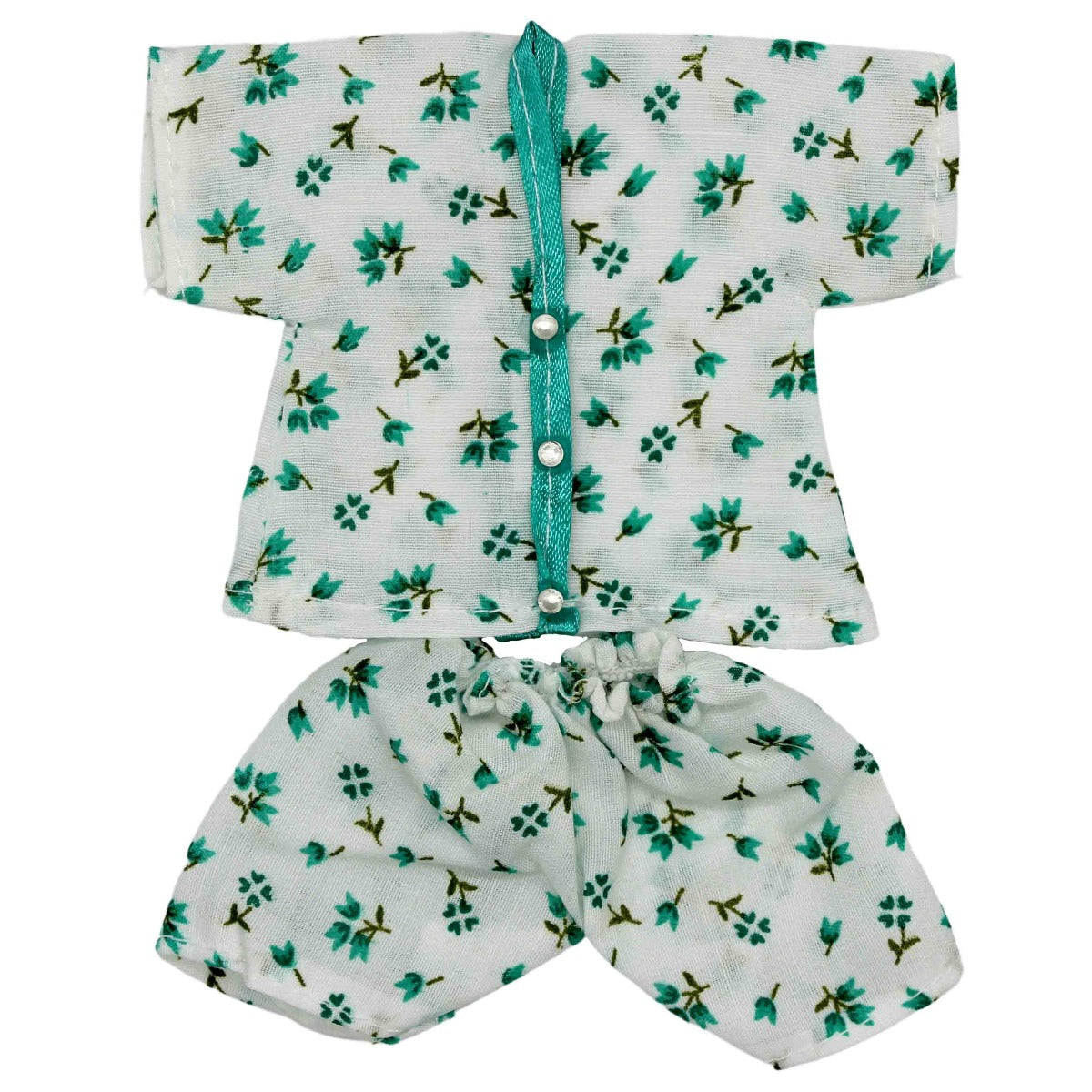 Summer Green NIght Suit For Kanha ji