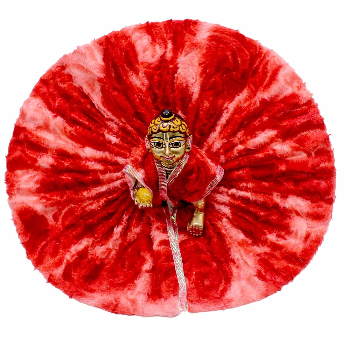 Velvet Red Dress For Laddu Gopal