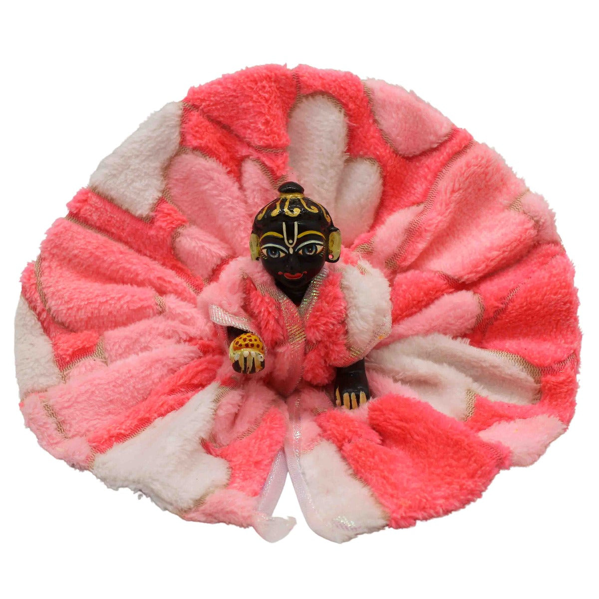 Pink Designer Vevlet Dress For Kanha Ji