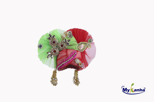 Decorated Red pagdi for laddu gopal