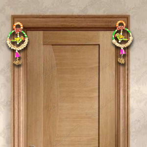 Parrot decorated shubh Labh hanging for festive decoration
