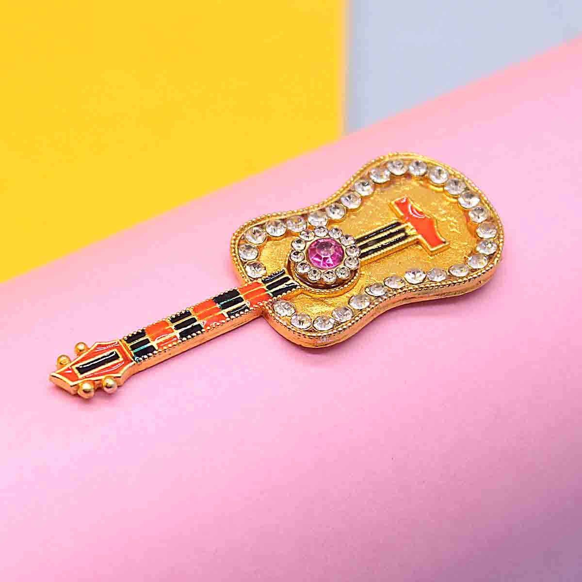 Decorated Guitar Toy for Janmashtami