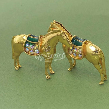 Horse toys for janmashtami decoration